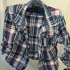Tommy Hilfiger 4T Plaid Button-Up Shirt